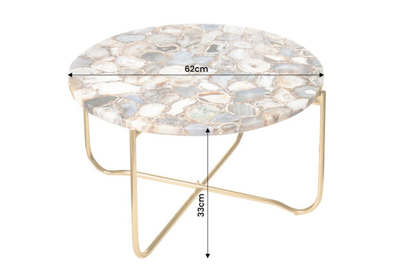 Round Coffee Table Talisman 62cm Agate