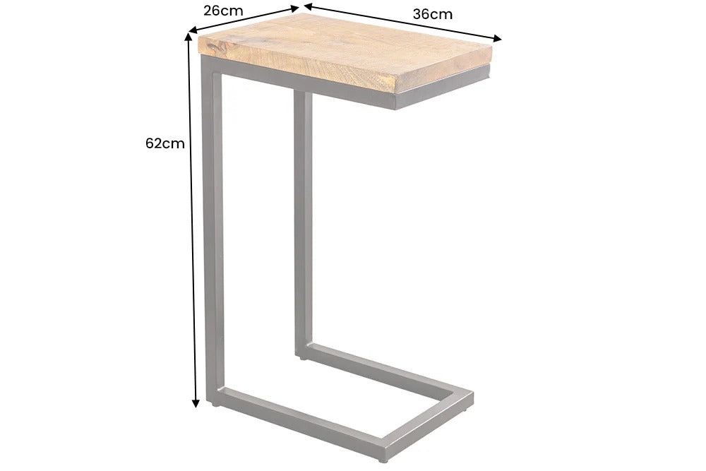 Side Table Gaston 62cm Mango Wood Natural
