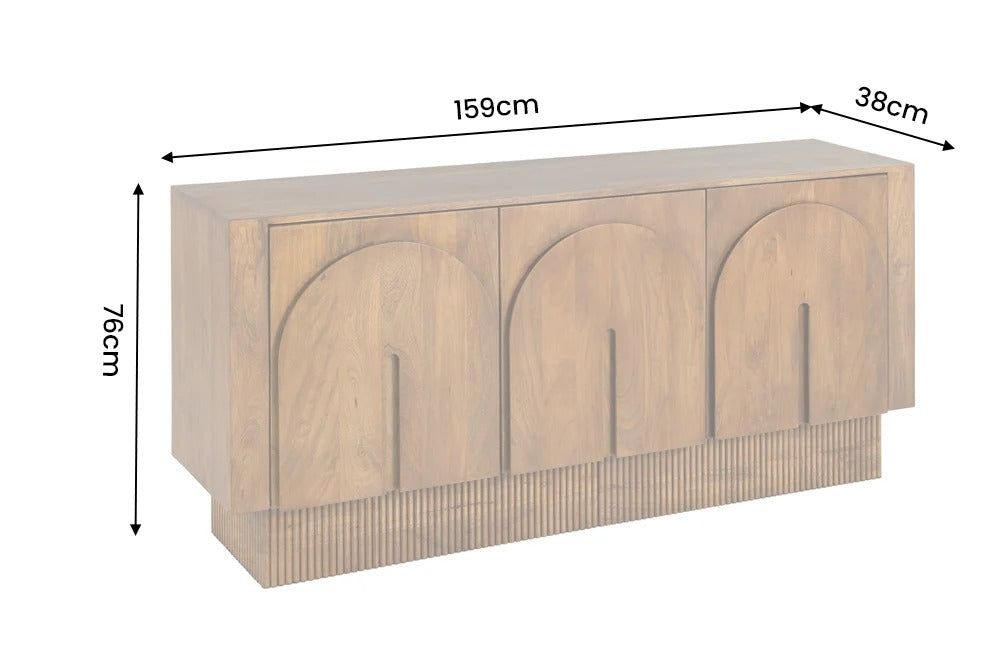 Sideboard Arcadia 159cm Mango Wood Brown