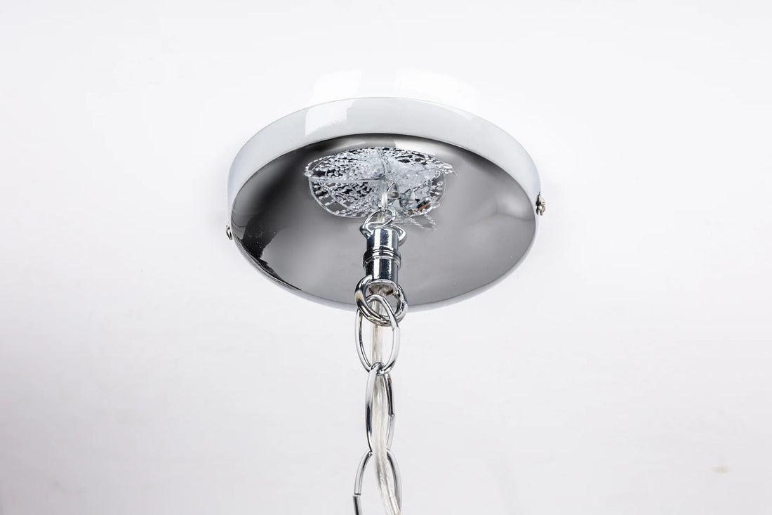 Hanging Lamp Big Strass L 160cm Acryl Silver