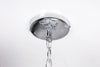 Hanging Lamp Big Strass L 160cm Acryl Silver