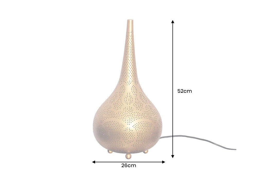 Table Lamp Orient Living 52cm Metal Gold