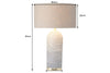 Table Lamp Zea 61cm Seagrass Natural Brown Shade