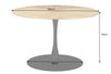 Round Dining Table Atelier 120cm Oak Wood Veneer