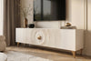 TV Stand Golden Eye 180cm Mango Wood White