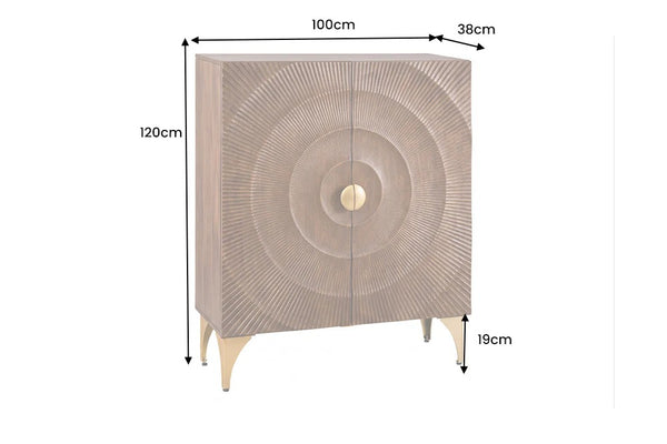 Cabinet Golden Eye 120cm Mango Wood Brown
