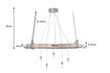 Hanging Lamp Barracuda 152cm Recycled Wood Brown