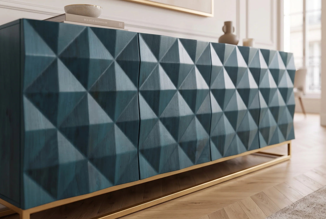 Sideboard Artifact 177cm Mango Wood Turquoise