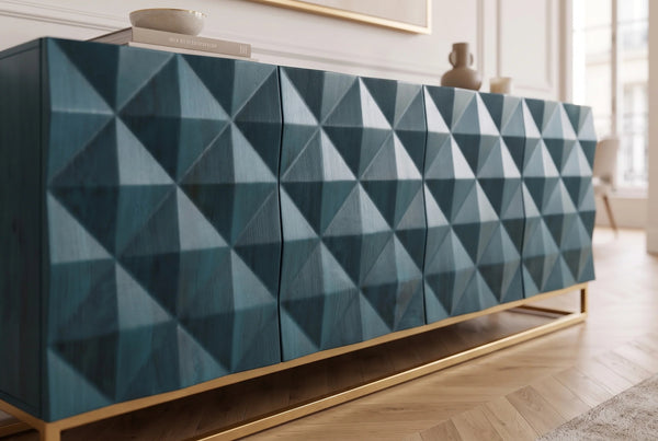 Sideboard Artifact 177cm Mango Wood Turquoise