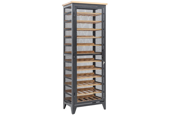 Wine Cabinet Connoisseur 184cm Pine Wood Natural