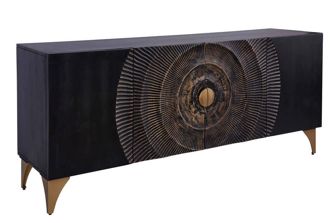 Sideboard Golden Eye 177cm Mango Wood Black