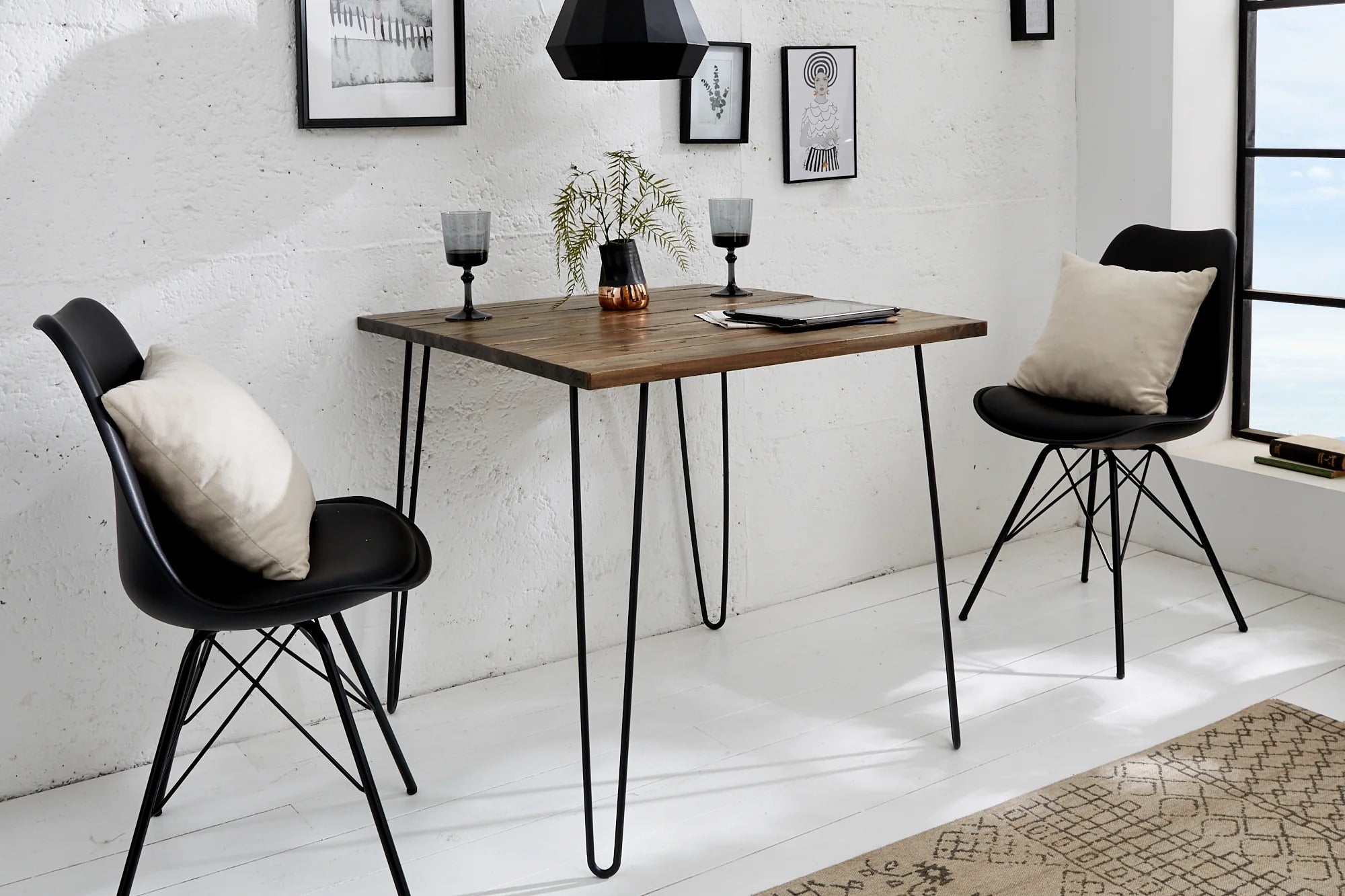 Dining Table Scorpion 80cm Acacia Wood Brown
