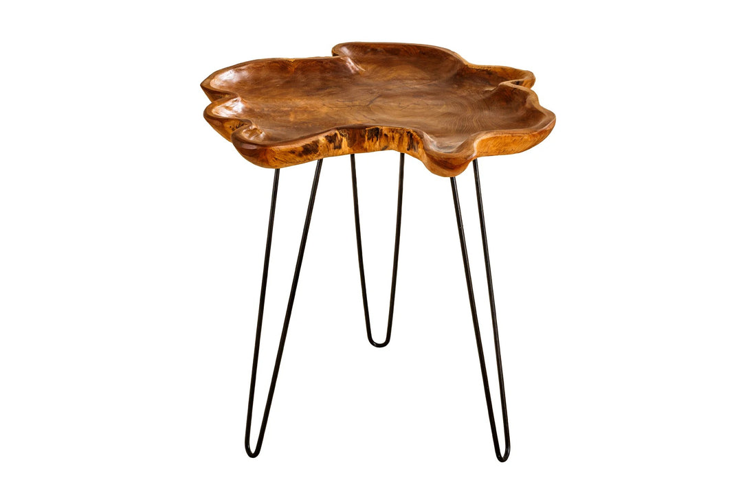 Side Table Wild 65cm Teak Wood Brown