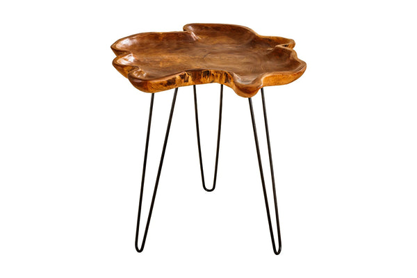 Side Table Wild 65cm Teak Wood Brown