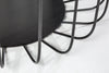Round Side Table Fortress Loft 40cm Mango Wood Grey
