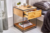 Bedside Table Scorpion 40cm Wild Oak Veneer Natural
