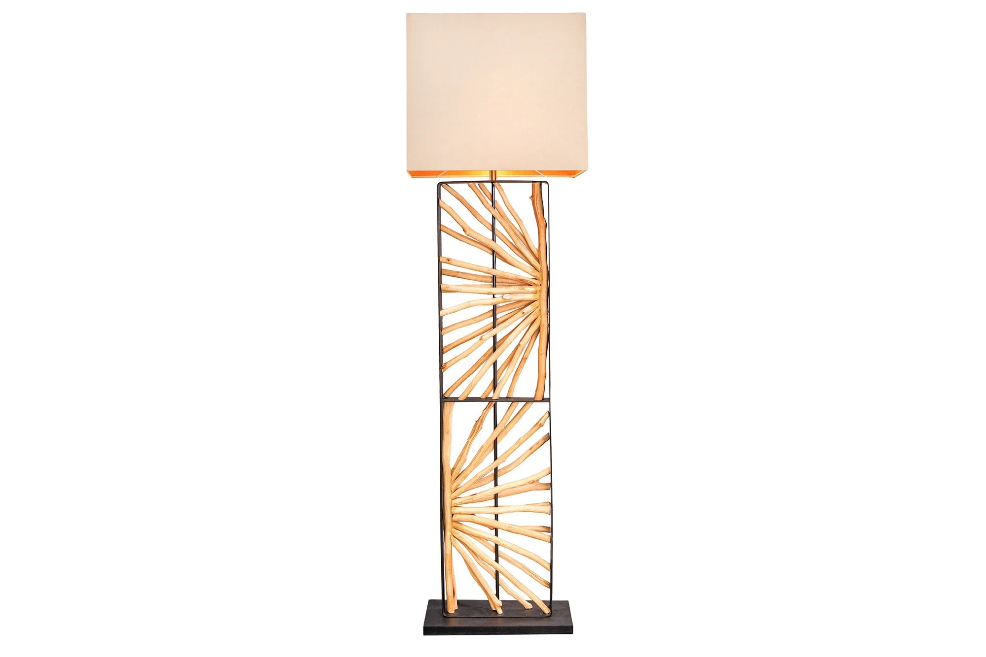 Floor Lamp Euphoria 165cm Longan Wood Natural