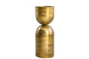 Decorative Vase Sandglass 56cm Metal Gold
