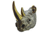 Wall Decoration Rhino 62cm Polyresin Gold
