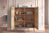 Cabinet Aurum 120cm Mango Wood Turquoise