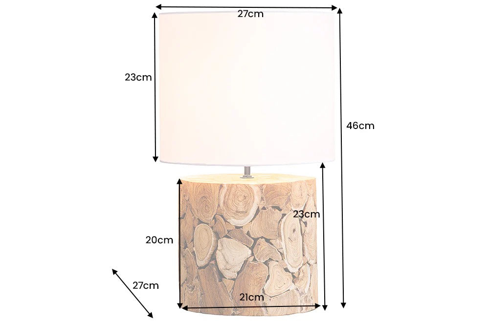 Table Lamp Pure Nature 46cm Ironwood Natural