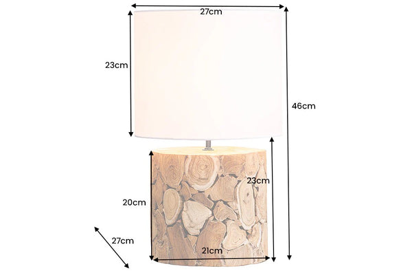 Table Lamp Pure Nature 46cm Ironwood Natural