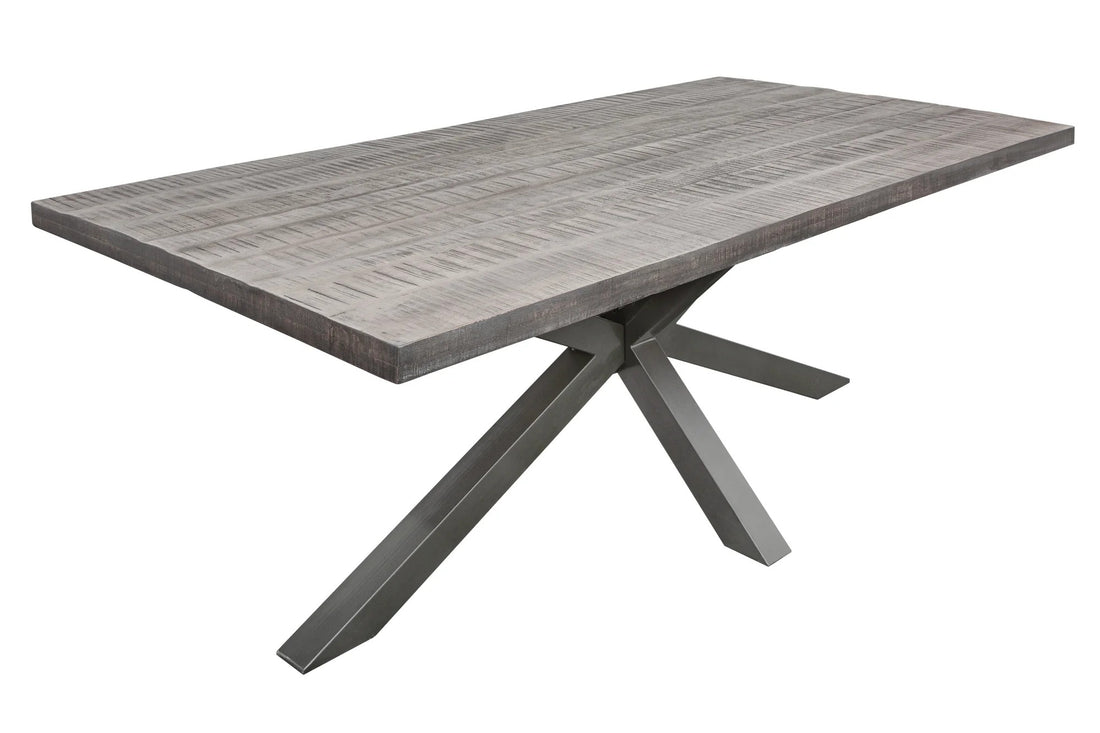 Dining Table Titan 200cm Mango Wood Grey