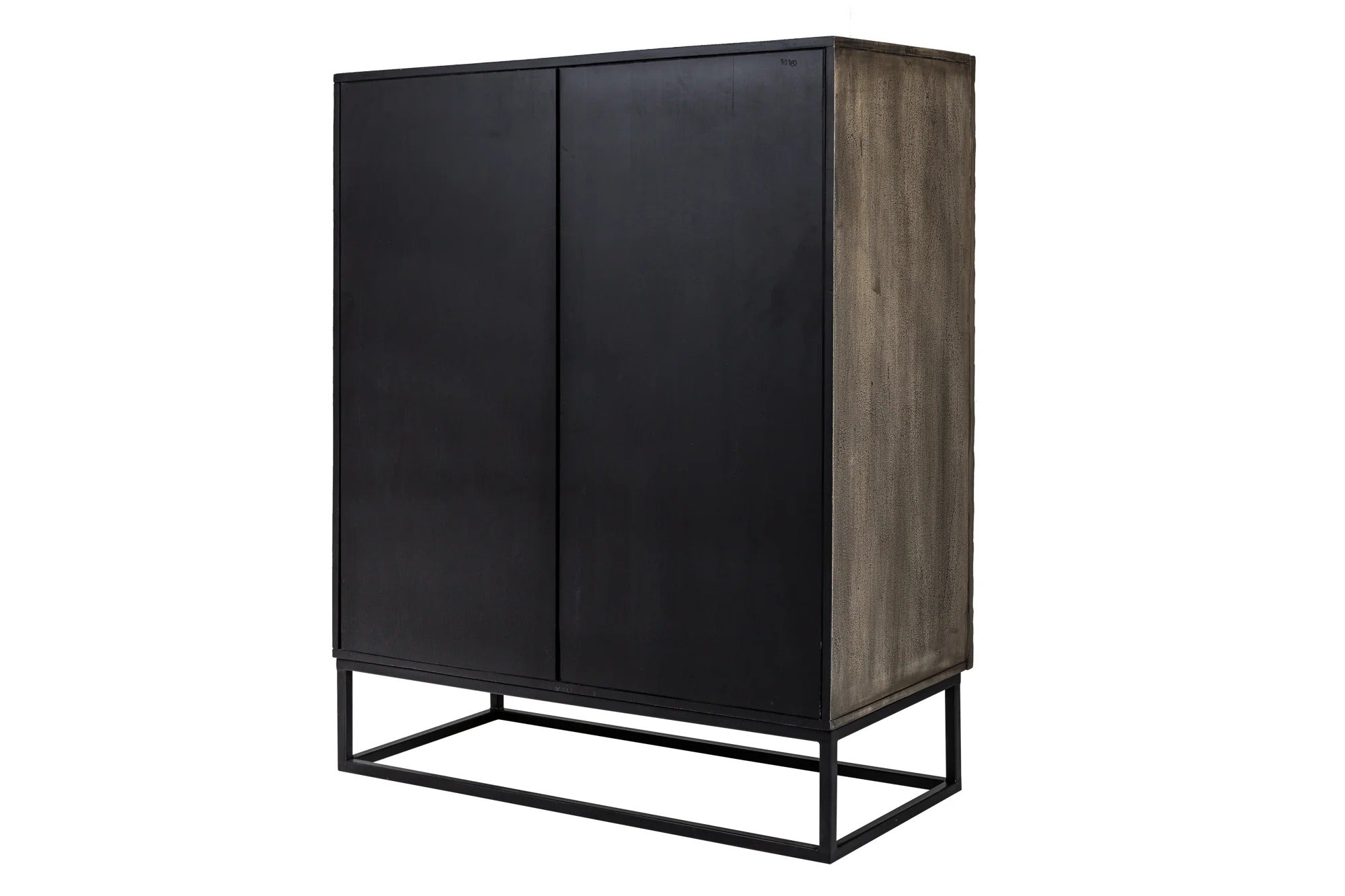 Cabinet Fossil 120cm Acacia Wood Grey