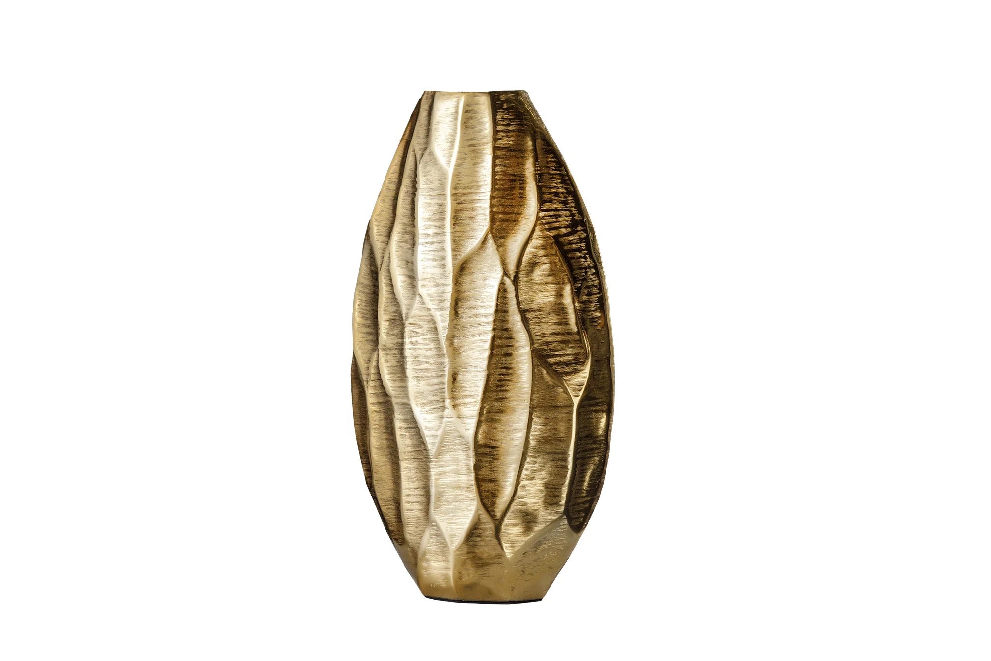 Vase Organic Orient 44cm Metal Gold