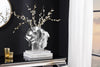 Vase Liquid 30cm Metal Silver