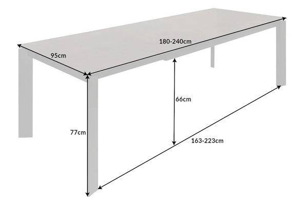 Dining Table Explorer 180-240cm Ceramic Anthracite