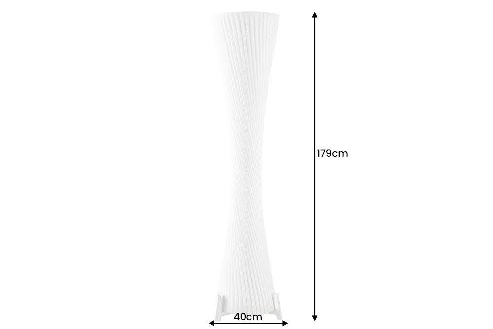 Floor Lamp Paris 180cm Latex White