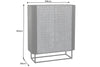 Cabinet Croco 120cm Mango Wood Brown