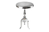 Round Side Table Jardin 55cm Metal Chrome
