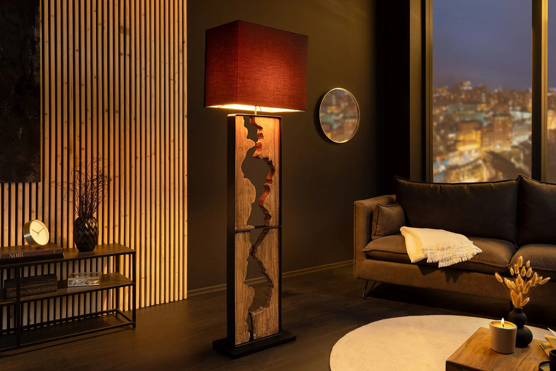 Floor Lamp Designed By Nature 166cm Reintree Wood Natural