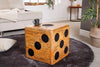 Side Table Cube 41cm Mindi Wood Natural