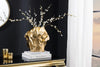 Decorative Vase Flux 25cm Metal Gold
