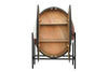 Cabinet Voodoo 120cm Mango Wood Brown Black White