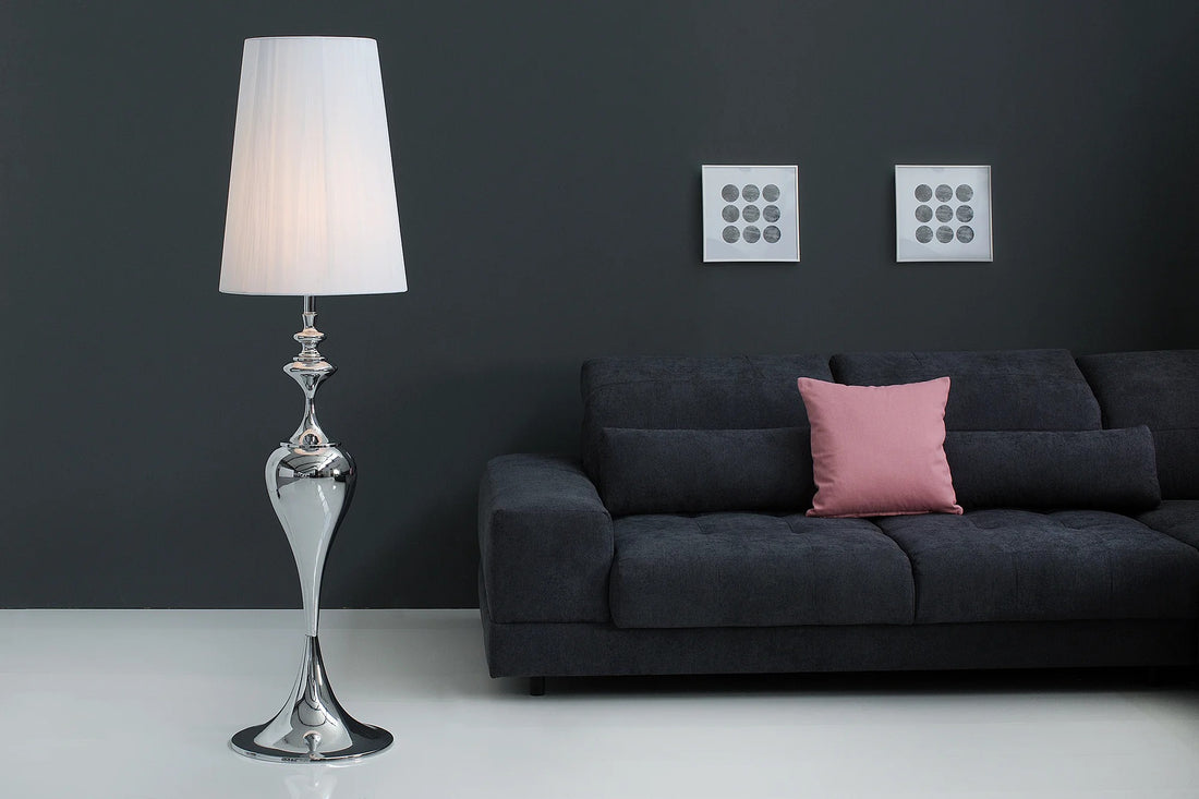 Floor Lamp Lucie 160cm Metal White
