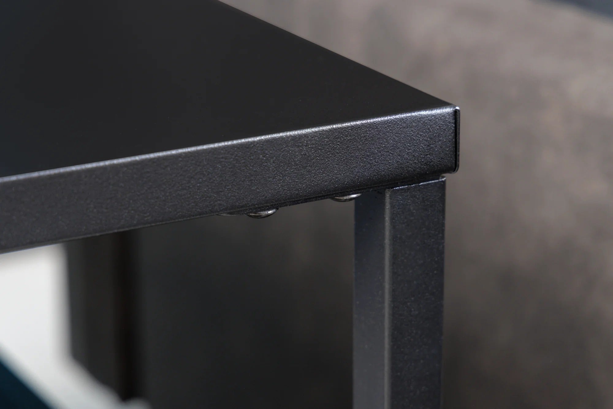 Side Table Elements 40cm Metal Black