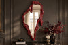 Wall Mirror Fluidum 148cm Red
