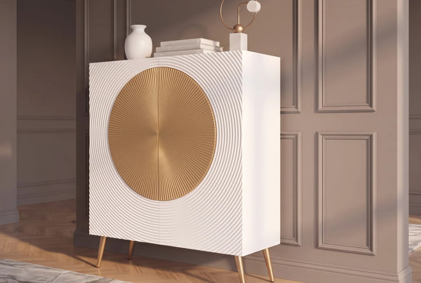 Cabinet Aurum 120cm Mango Wood White