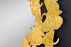 Mirror Ginkgo Leaves 68cm Metal Gold