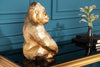 Gorilla Kong Figure 43cm Metal Gold