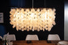 Hanging Lamp Shell Reflections 80cm White