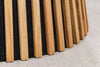 Round Dining Table Yoko 120cm Oak Wood Natural