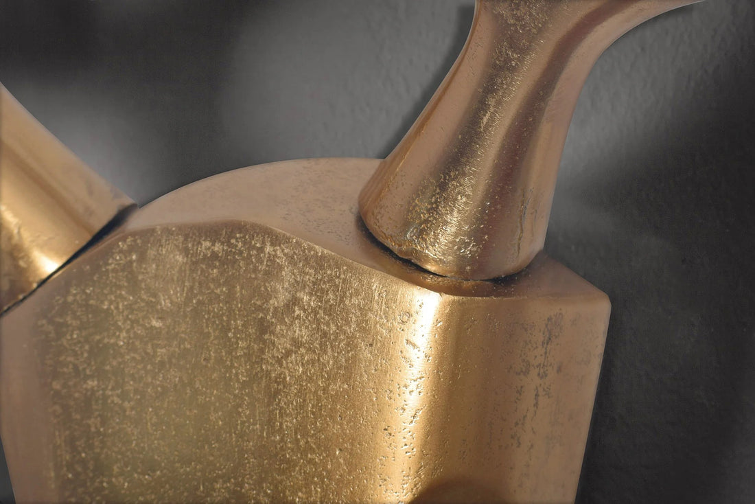 Deer Antler Veado 98cm Metal Gold