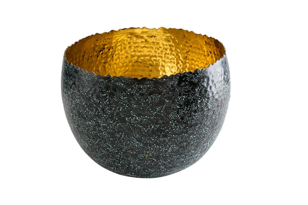 Flower Pot Orient 26cm Metal Silver