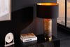Table Lamp Zea 61cm Seagrass Natural Black Shade