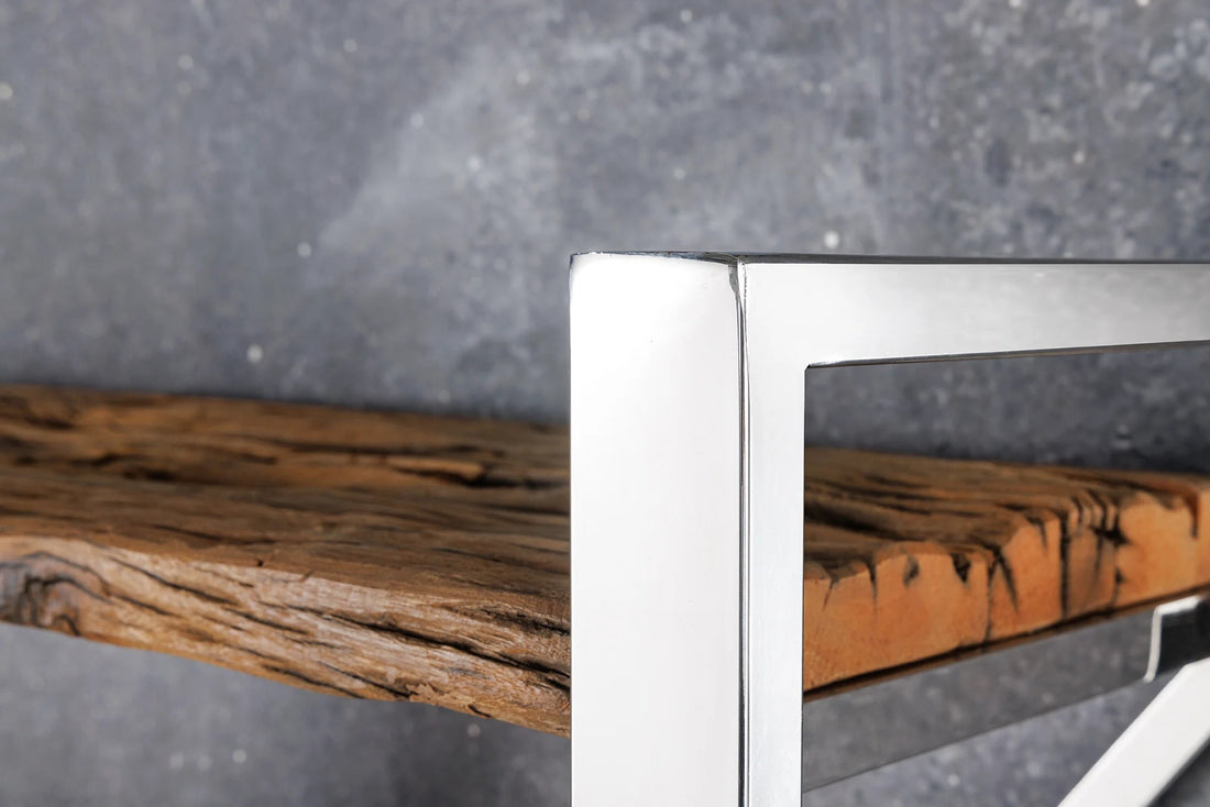 Shelf Rack Barracuda 183cm Recycled Wood Brown